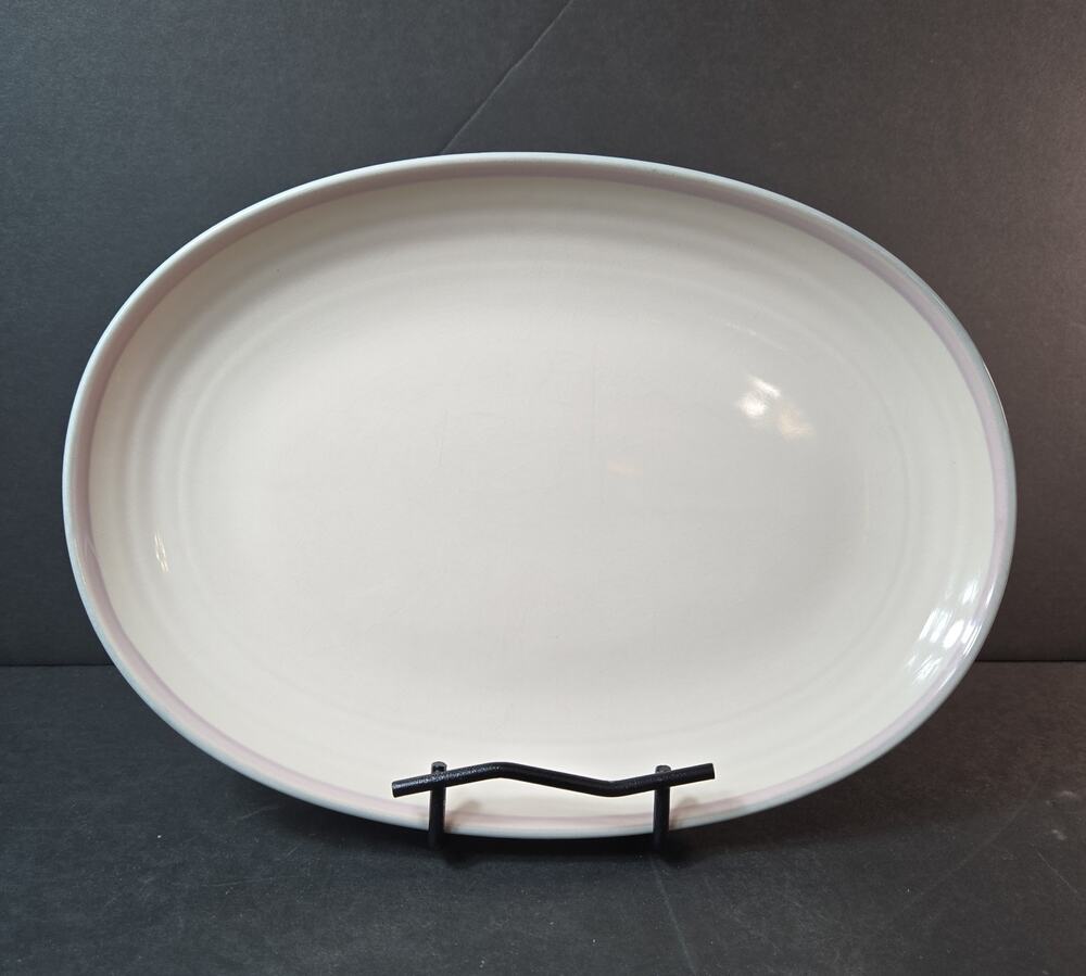 Pfaltzgraff Aura Pink Oval Serving Platter - 11” Discontinued